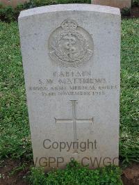 Dar Es Salaam War Cemetery - Matthews, Samuel Wauchope